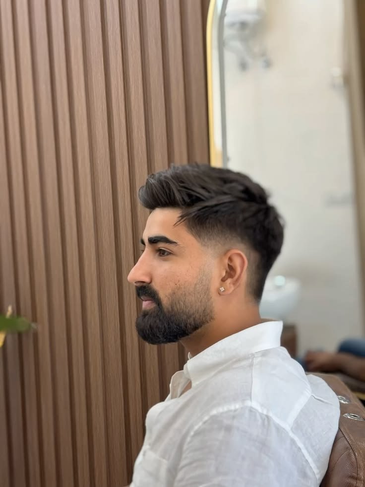 Precision haircut result – taper fade style at The Salon Salvatore